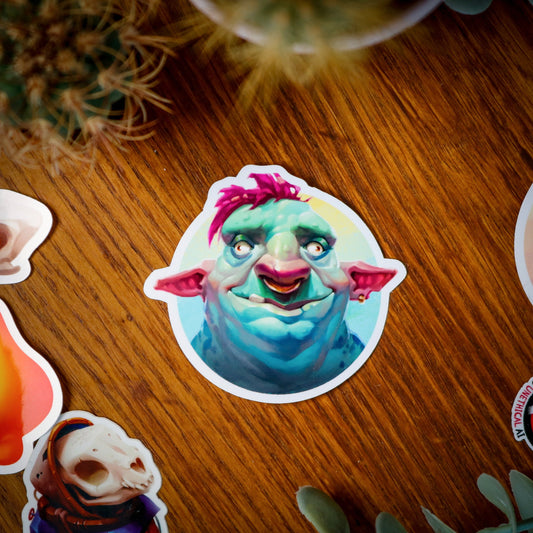 Troll Sticker - Stickers - Darrana Art