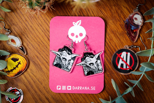 Goblin Earrings - Earrings - Darrana Art