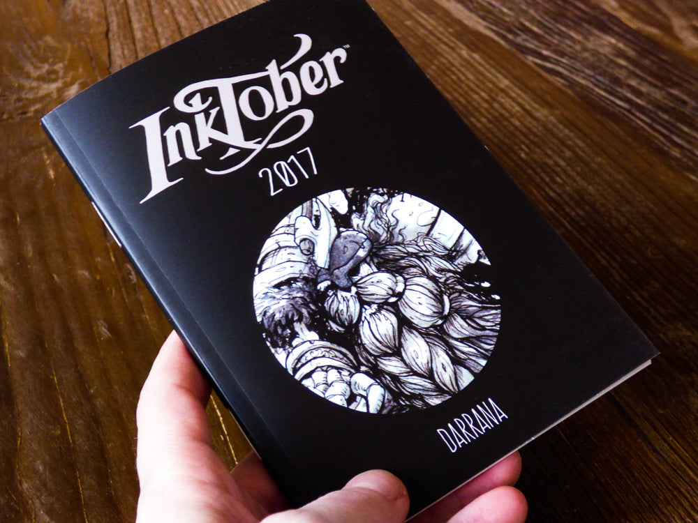 Inktober 2017 Zine. Limited Edition + stickers!