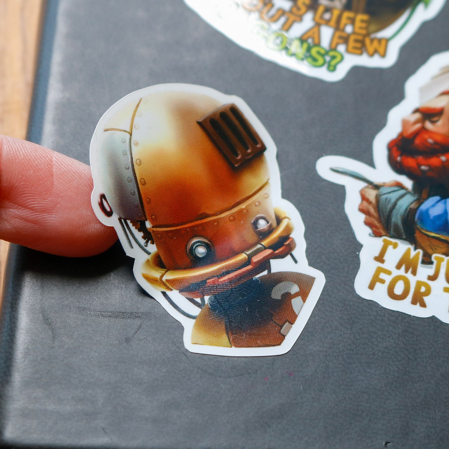 Steampunk Robot Sticker